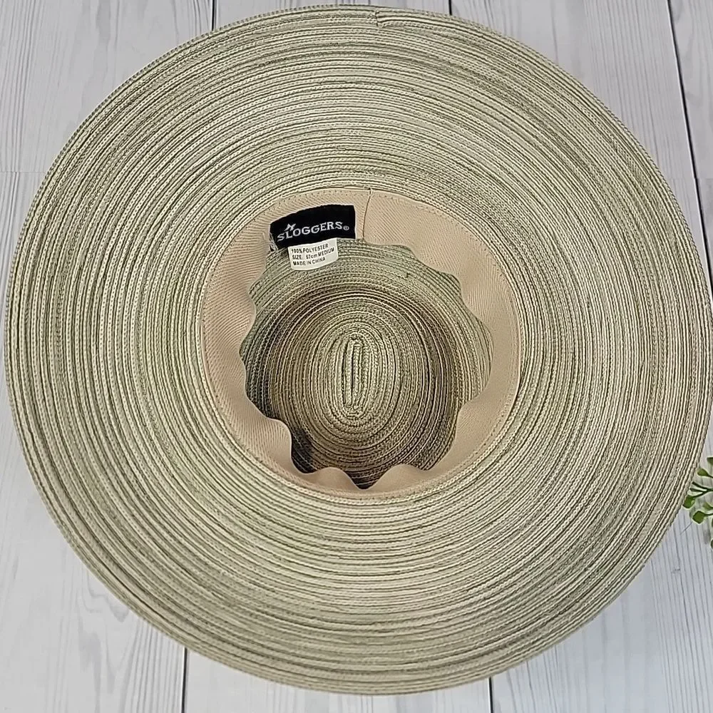 Sloggers Floppy Hat Wide Brim Variegeted Neutral Colors Size M